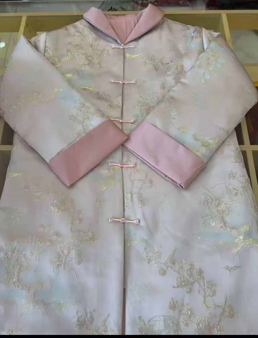 女士织锦寿衣套装